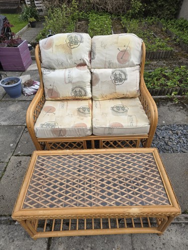 Sofa chair and table - sofa,