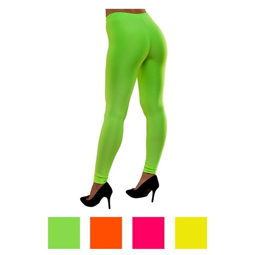 Neon coloured leggings ladies - neon,