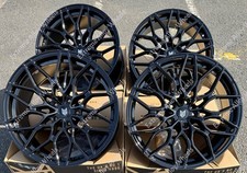 Alloy Wheels 17" FX9 For Volkswagen Golf Mk5 Mk6 Mk7 Mk8 5x112 Black
