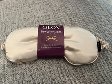Glov Gold Satin Sleeping Mask - Sleep Like a Queen & Wake up as a Goddess New