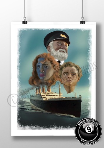Titanic film tribute painting - titanic,