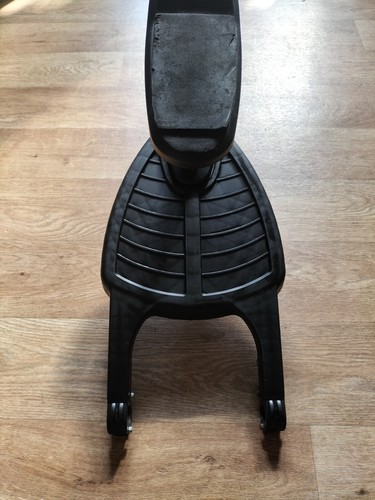Buggy board with - board, seat