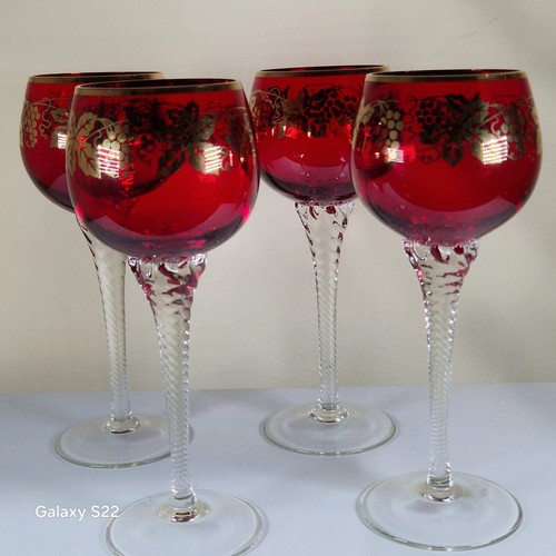 Set vintage ruby - set, of