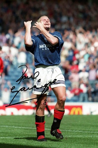 Paul gascoigne signed - signed, pre