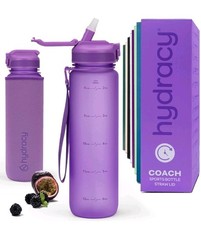 Hydracy Water Bottle with Time