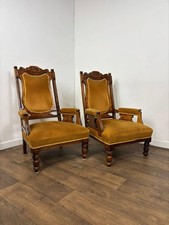 Pair of Edwardian Walnut