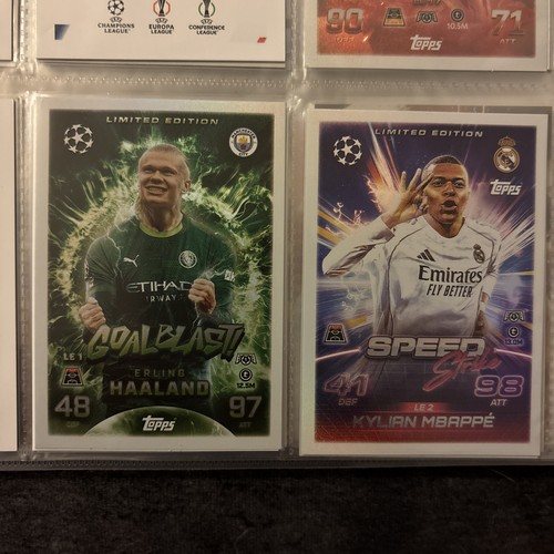 Match attax 2025 mbappe - match,