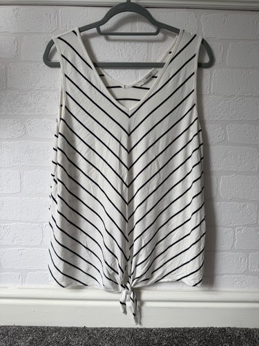 George striped vest top size - top,,
