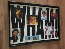 WHAM-1980s original A3 framed poster