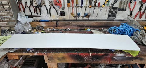 R33 gtr white rear spoiler - r33,