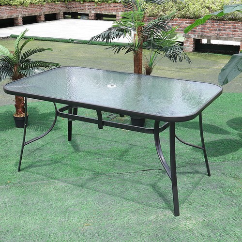 Round rectangle table outdoor - table,