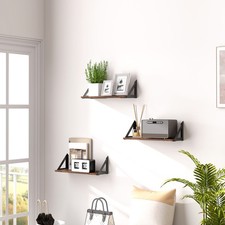 Set of 3 Wall Mounted Floating