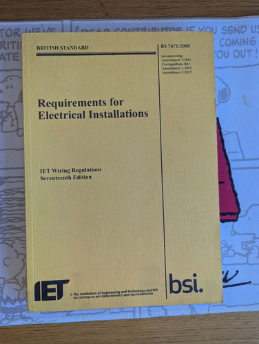 Iet wiring requlations - requlations,