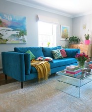 Sofa Workshop Teal Eden Settee (ex Display, Unused)