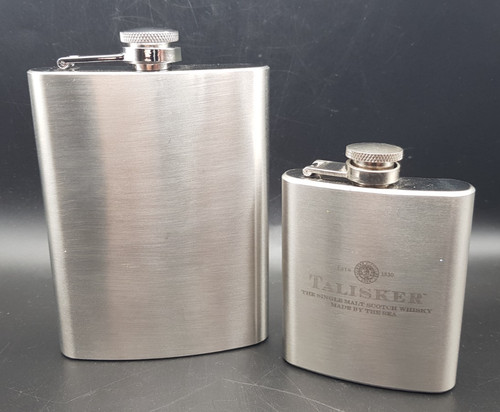 Stainless steel hip flasks - 2,