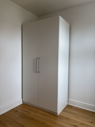 Ikea wardrobe white - white,