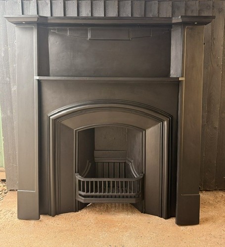 Cast iron fireplace - fireplace, insert