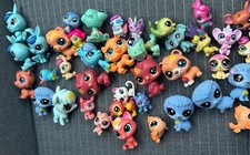 Bundle Of Littlest Pet Shop Figures – Mixed Animals Job Lot Toys Collectibles 40