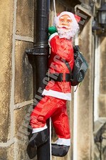 UK STOCK - 90cm SANTA CLIMBING