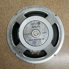 Vintage Celestion G12/75 guitar speaker 1977 8 ohms @ 75 watts 2x12 cab / combo