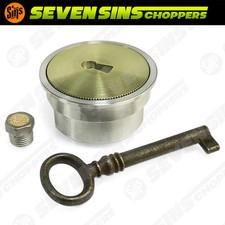BRASS FLUSHMOUNT GAS TANK CAP