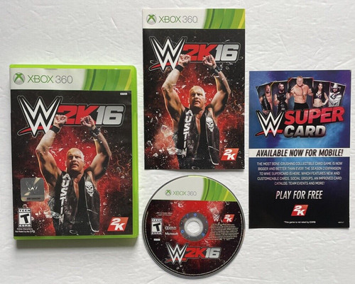 Wwe 2k16 xbox 360 complete - xbox,