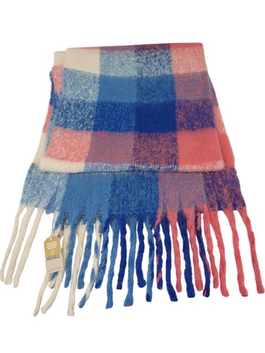Fatface aspen check scarf - scarf, wool