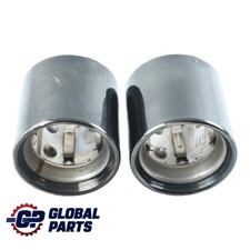 BMW F40 Exhaust Tips M Performance Pipe Black Chrome Shadow Line Set 9489054