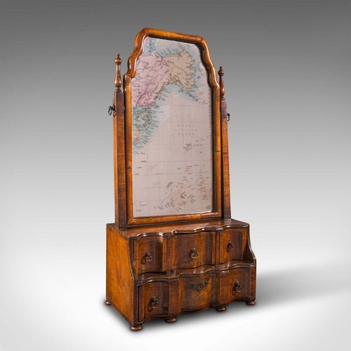 Antique bureau mirror - antique,