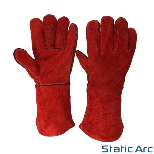 Welding gloves gauntlet pair - gloves,