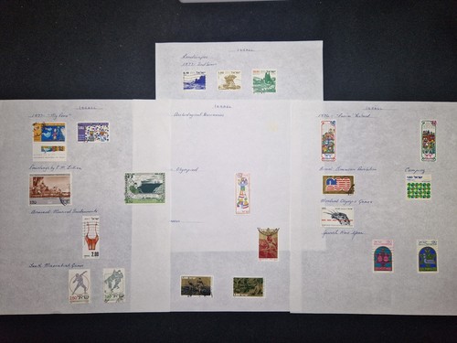 Israel pages of stamps - pages,