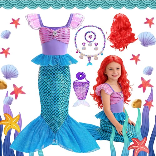 Girls mermaid princess costume - mermaid,