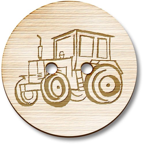 Tractor wooden sewing - 'tractor',