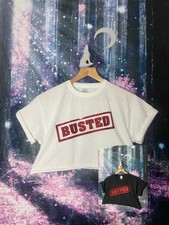BUSTED CROP TOP TSHIRT TOUR 2025 KIDS WOMENS