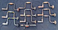 Job Lot 10 Vintage Hand Drill Brace Stanley Restoration Old Tool