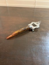 Vintage Bakelite Can Piercer Bottle Opener Marbled Vintage Butterscotch