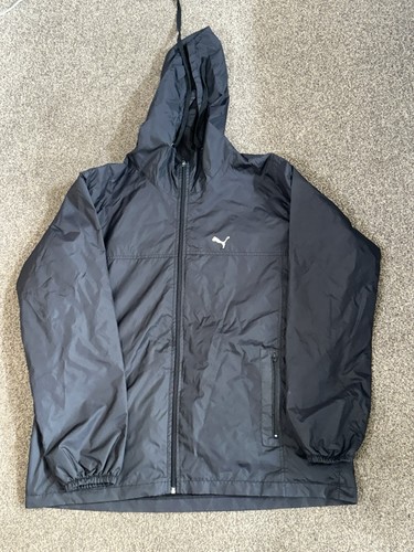 Puma men black hooded full - men’s,