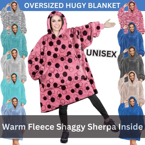 Fleece oversized hoodie - oversized,