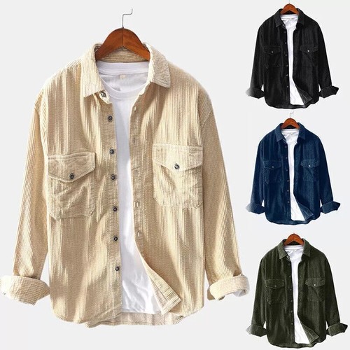 Men corduroy long sleeve - corduroy,