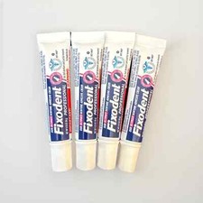 Fixodent Denture Adhesive Professional Holiday Pack Size 10g x 4 Teeth Oral Care