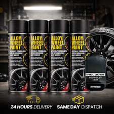 BLACK Alloy Wheel Spray Paint