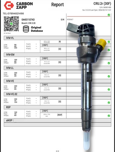 Bosch fuel injector - fuel,