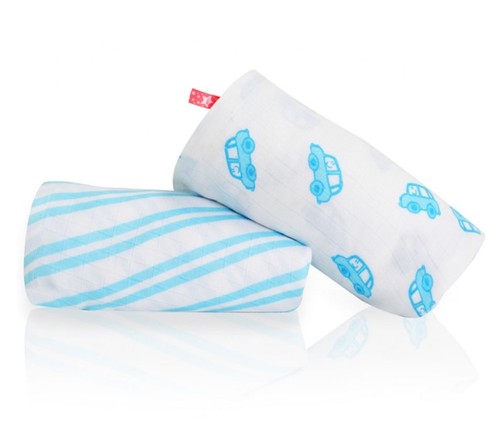 Bamboo muslins twin pack - muslins,