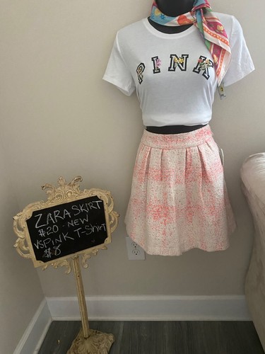 Zara mini skirt with - zara,