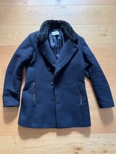 Reiss Men's Navy Shearling