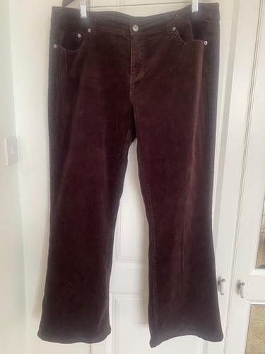 Ladies wallis brown cord - ladies,