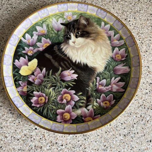 Danbury mint simpkin cat plate - danbury,