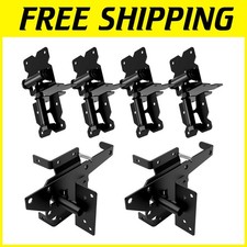 Adjustable Tension Gate Hinges 4-Pack - Gate Hardware Kit