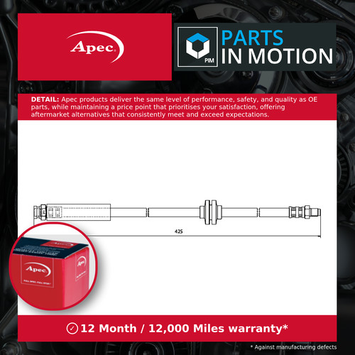 Brake hose hos3587 - brake,