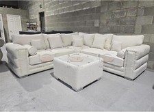 Ark Future Boston Corner Sofa | 2C2 | Boston | Glass Top Coffee Table Teddy  |